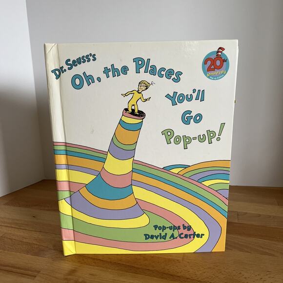 1st Edition 2010 Dr. Seuss's OH THE PLACES YOU'LL GO 20th POP-UP Edition Book